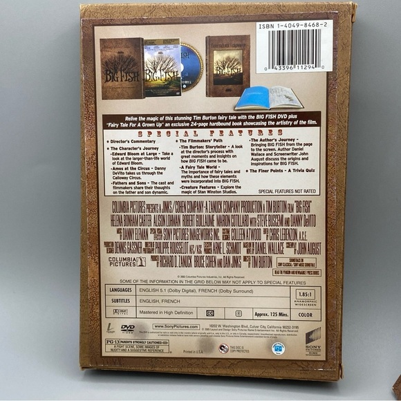 Big Fish (DVD, 2005, Special Edition with Collectible Book) Ewan McGregor - Picture 2 of 7